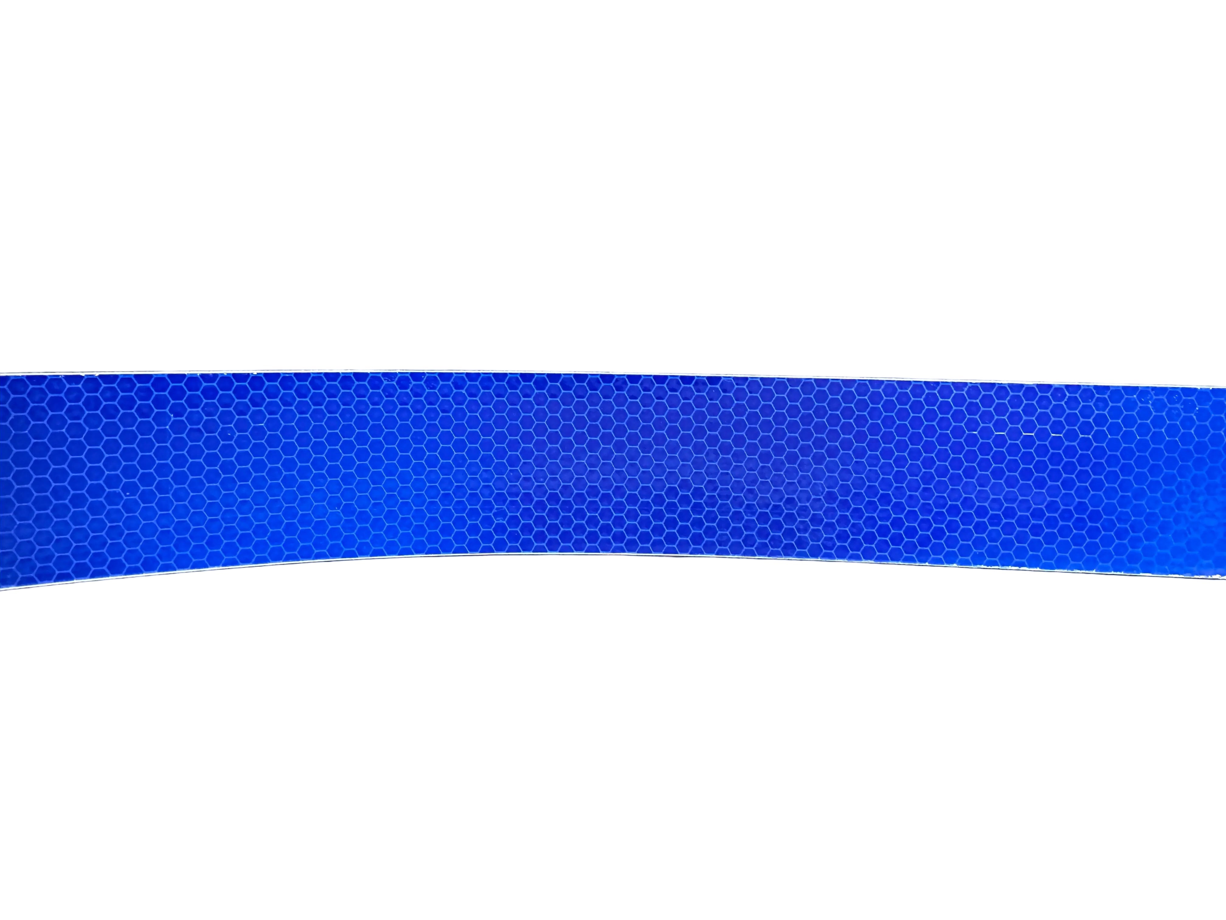 Reflective Safety Vehicle Tape - Blue - 50mm Width Adhesive