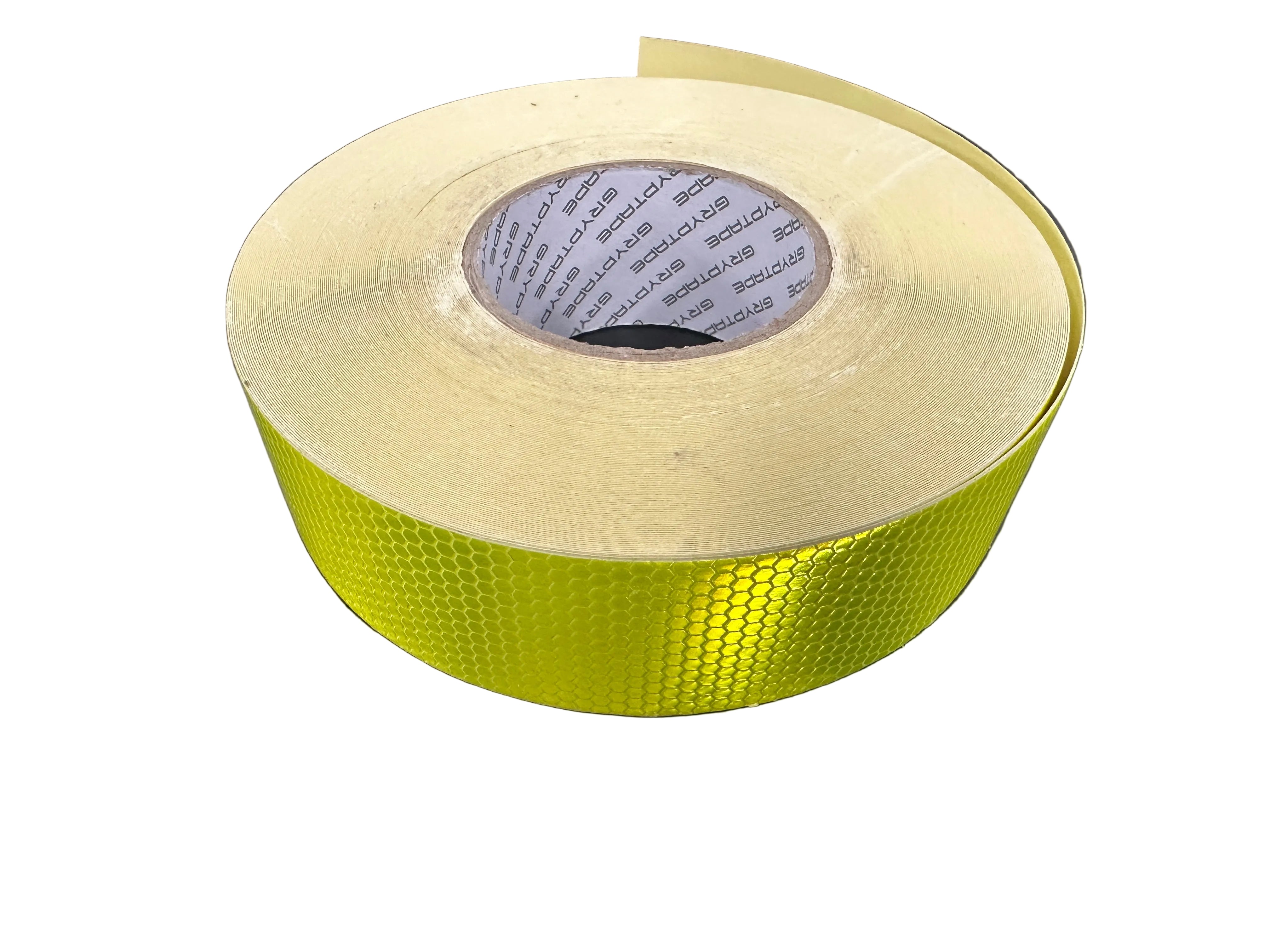 Reflective Safety Vehicle Tape - Yellow - 50mm Width Adhesive