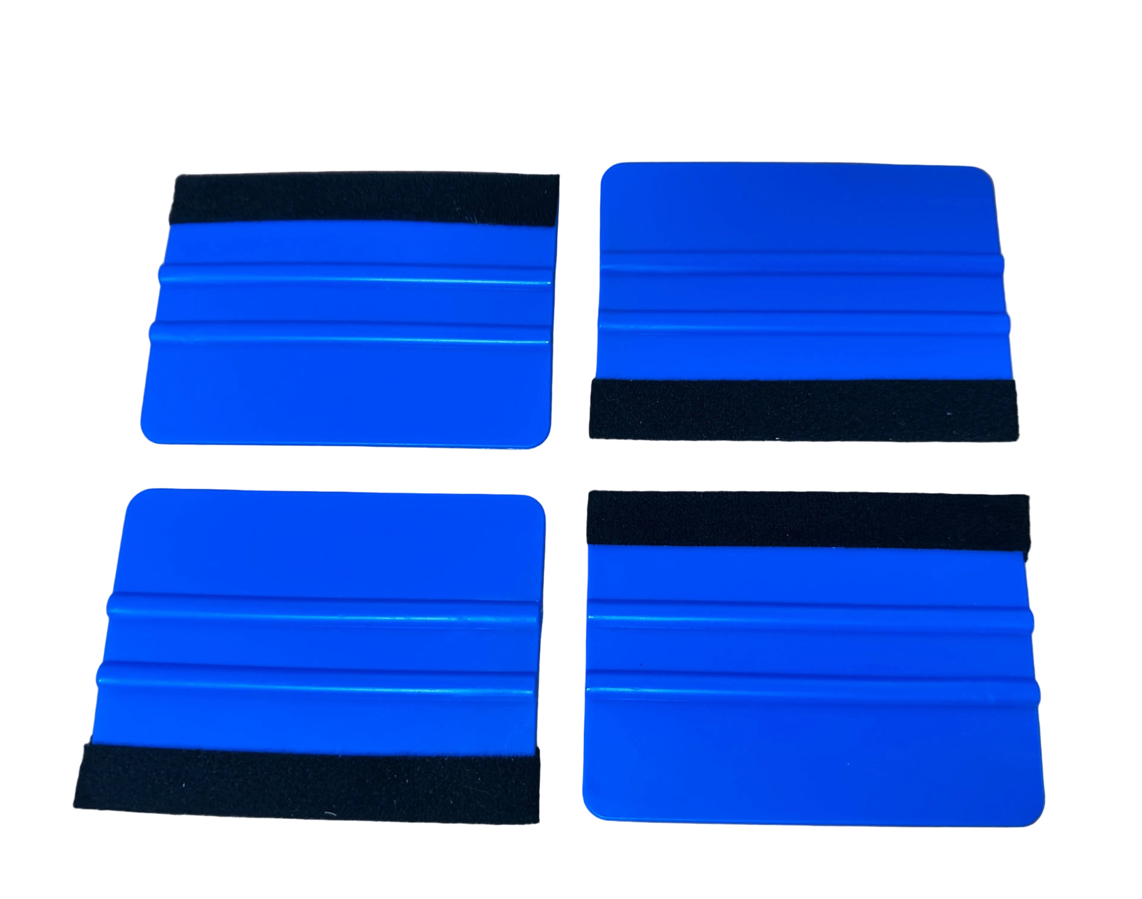 4 x Vinyl Applicator Squeegee Soft Felt Edge