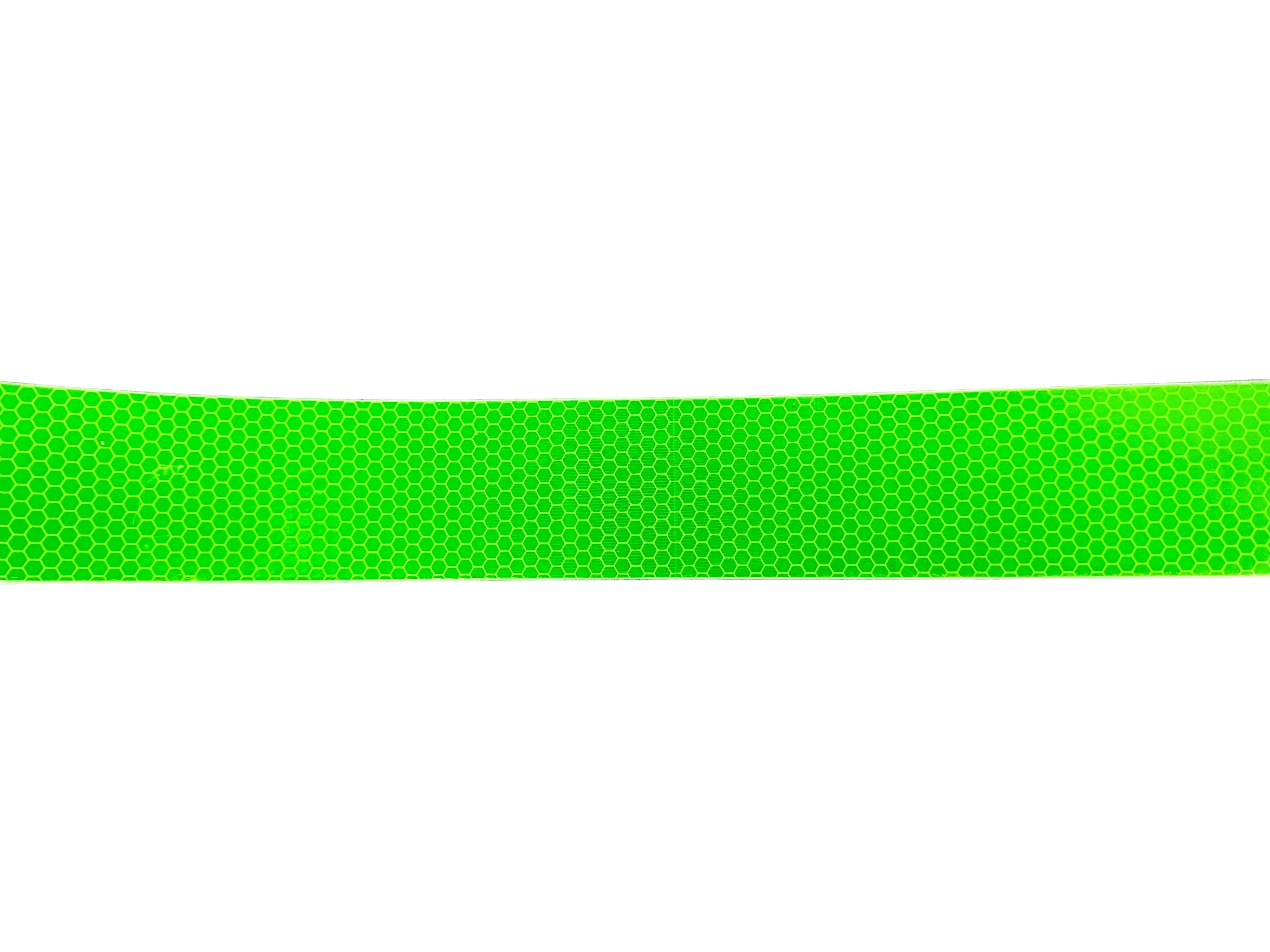 Reflective Safety Vehicle Tape - Green - 50mm Width Adhesive