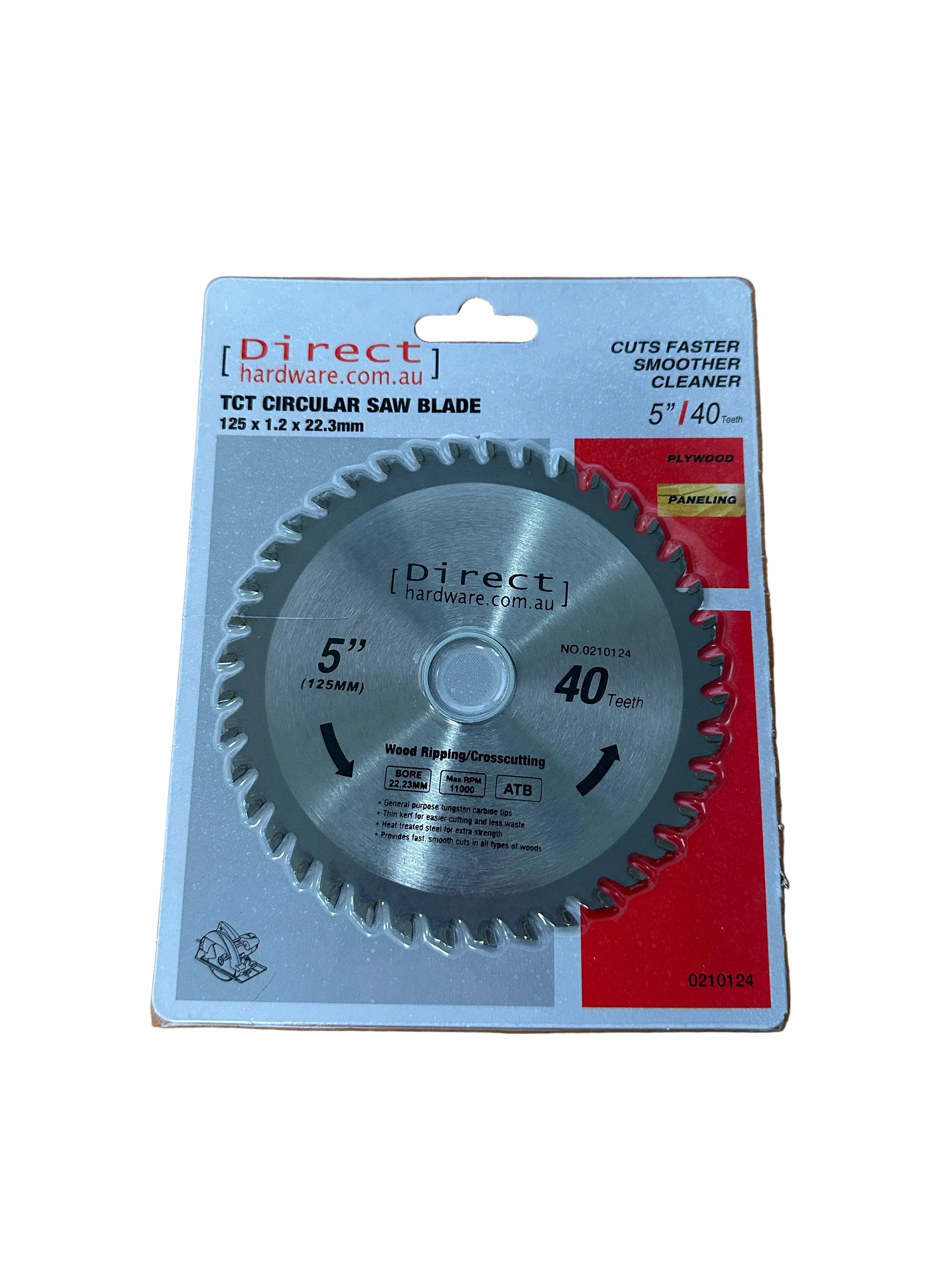 Circular Saw Blade 125mm 40T Aluminium Wood
