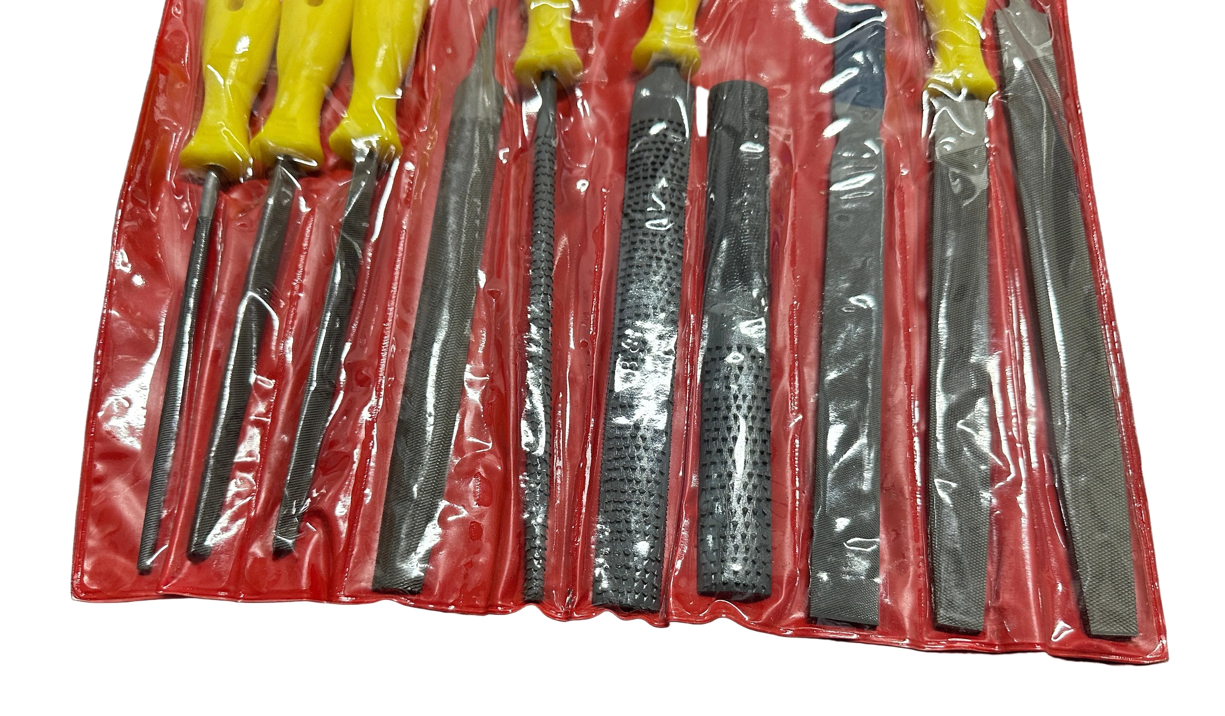 10pc 300mm Flat Half Round Flat Triangle File & Rasp Set