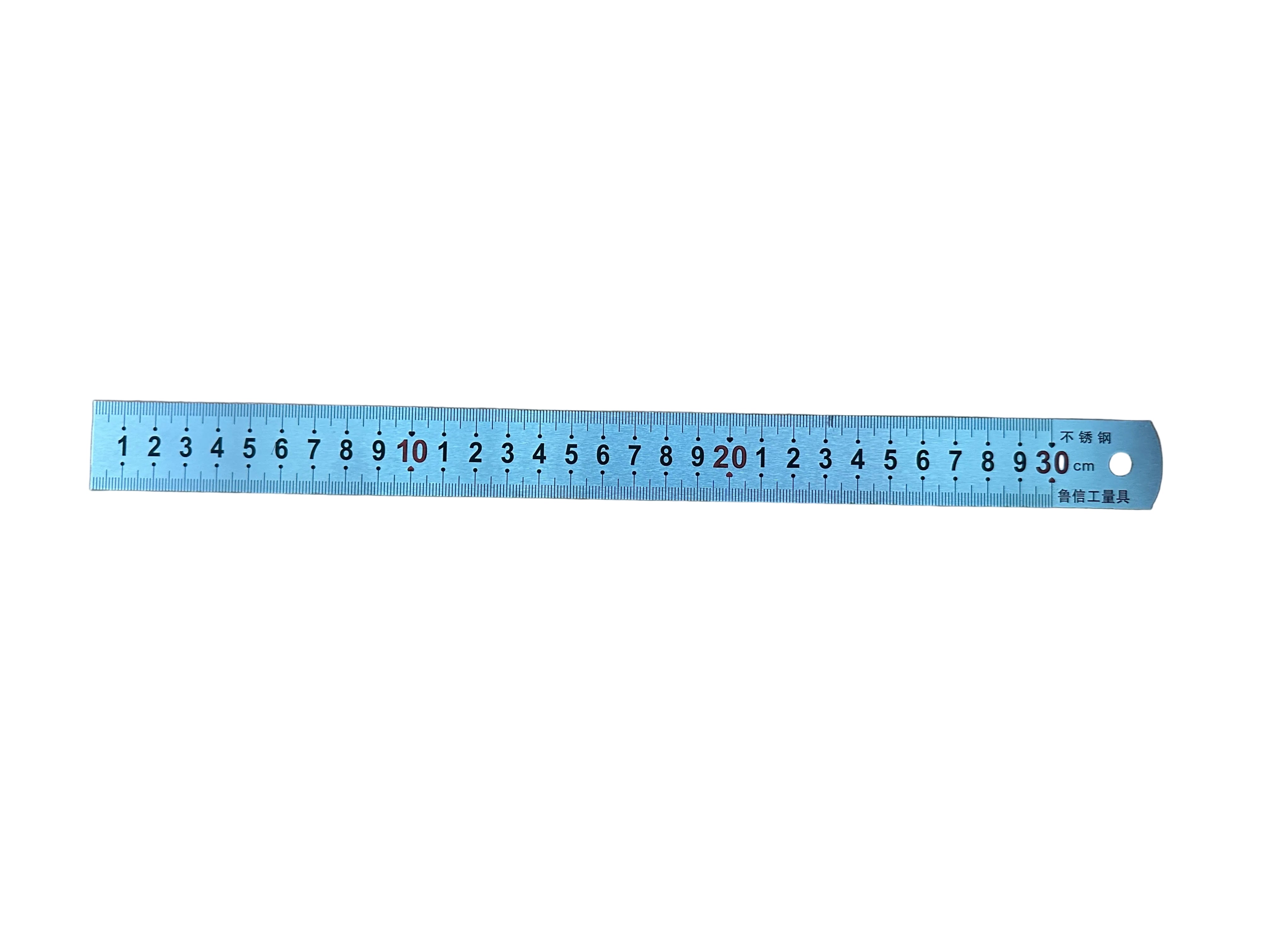 15cm 20cm 30cm Stainless Steel Ruler Double Sided