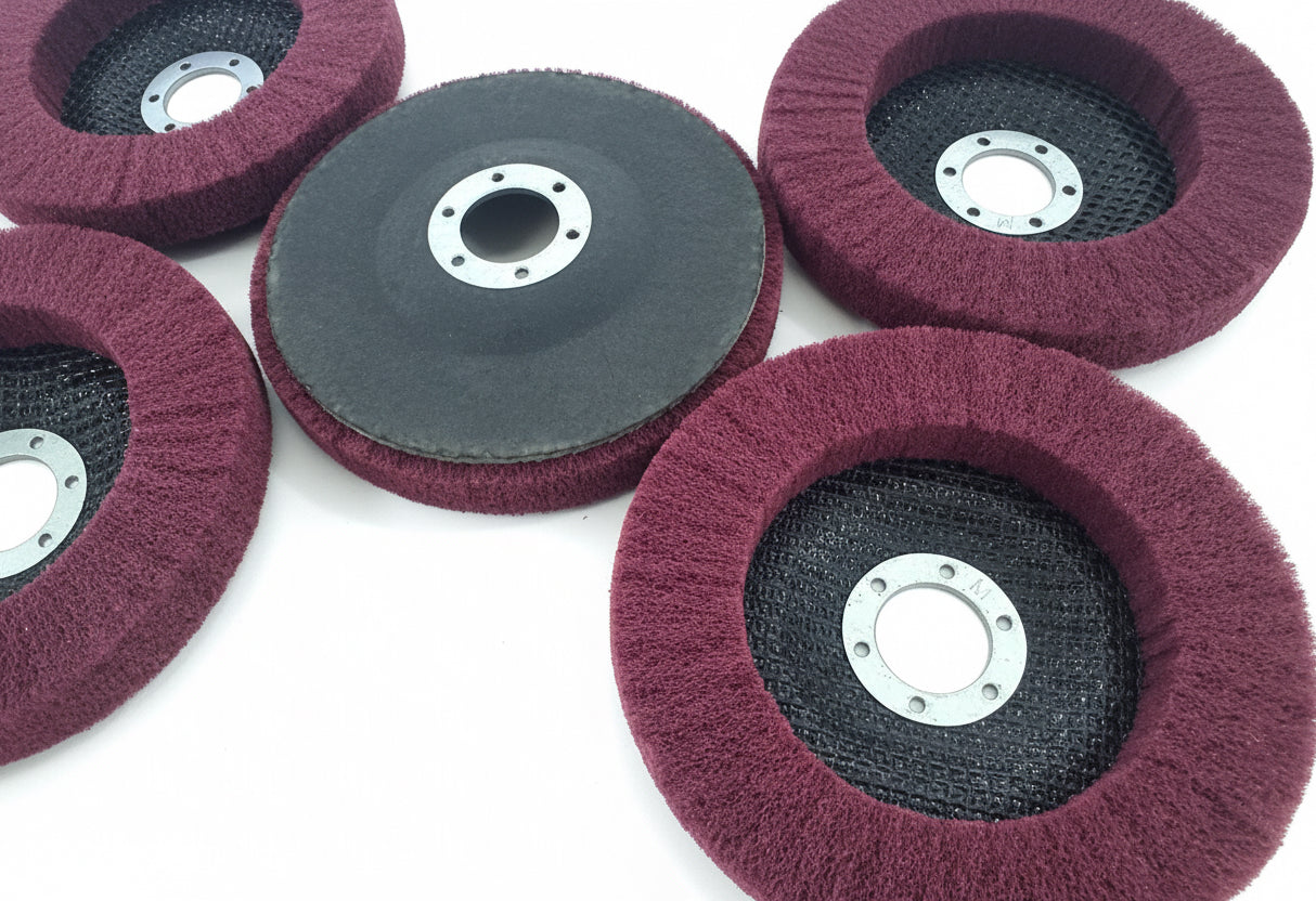 125mm Nylon Fiber Flap Polishing Wheel Buffing Disc