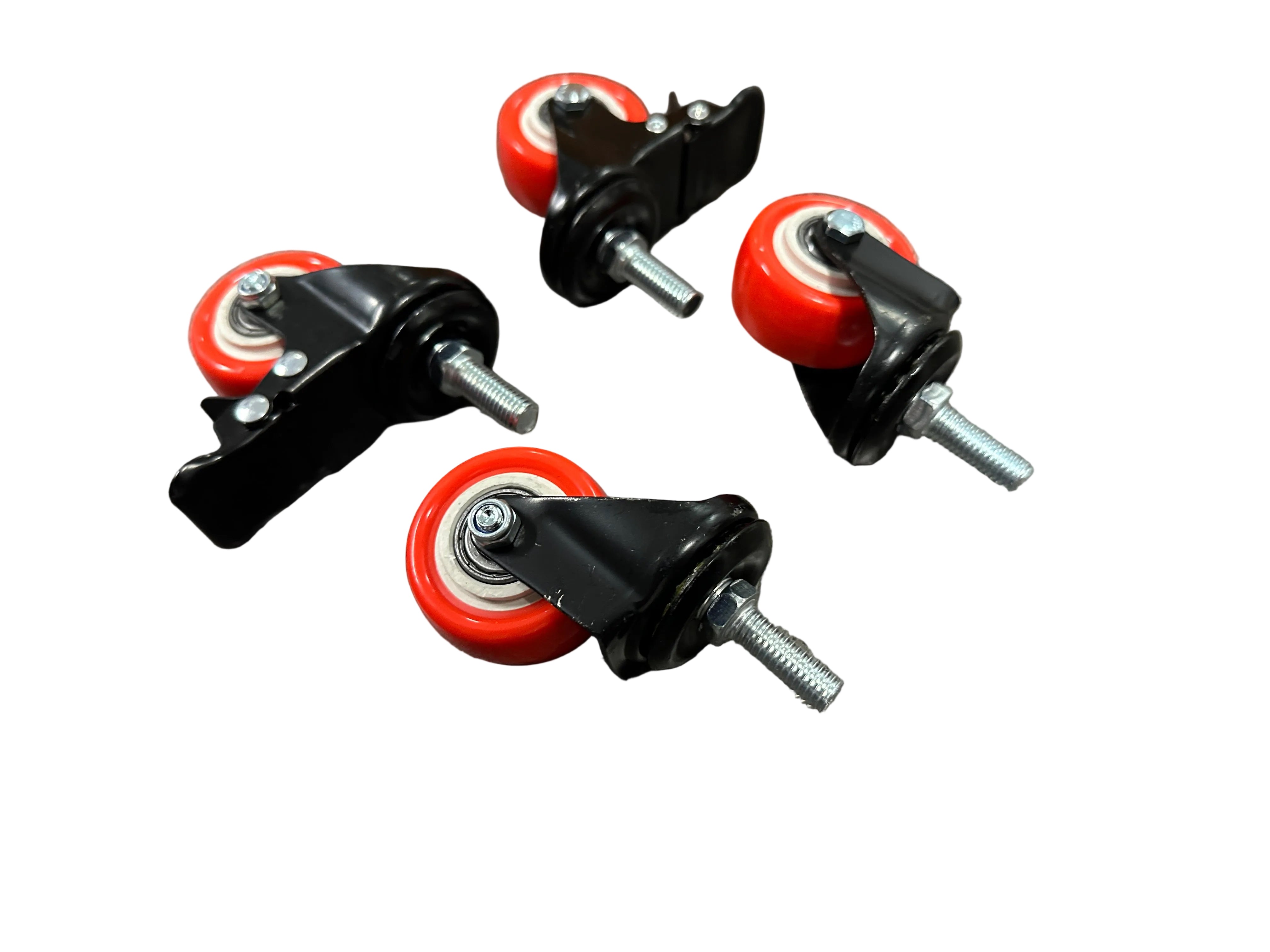 2" (50mm) Heavy Duty Swivel Castor Wheels M10x25mm - Set of 4