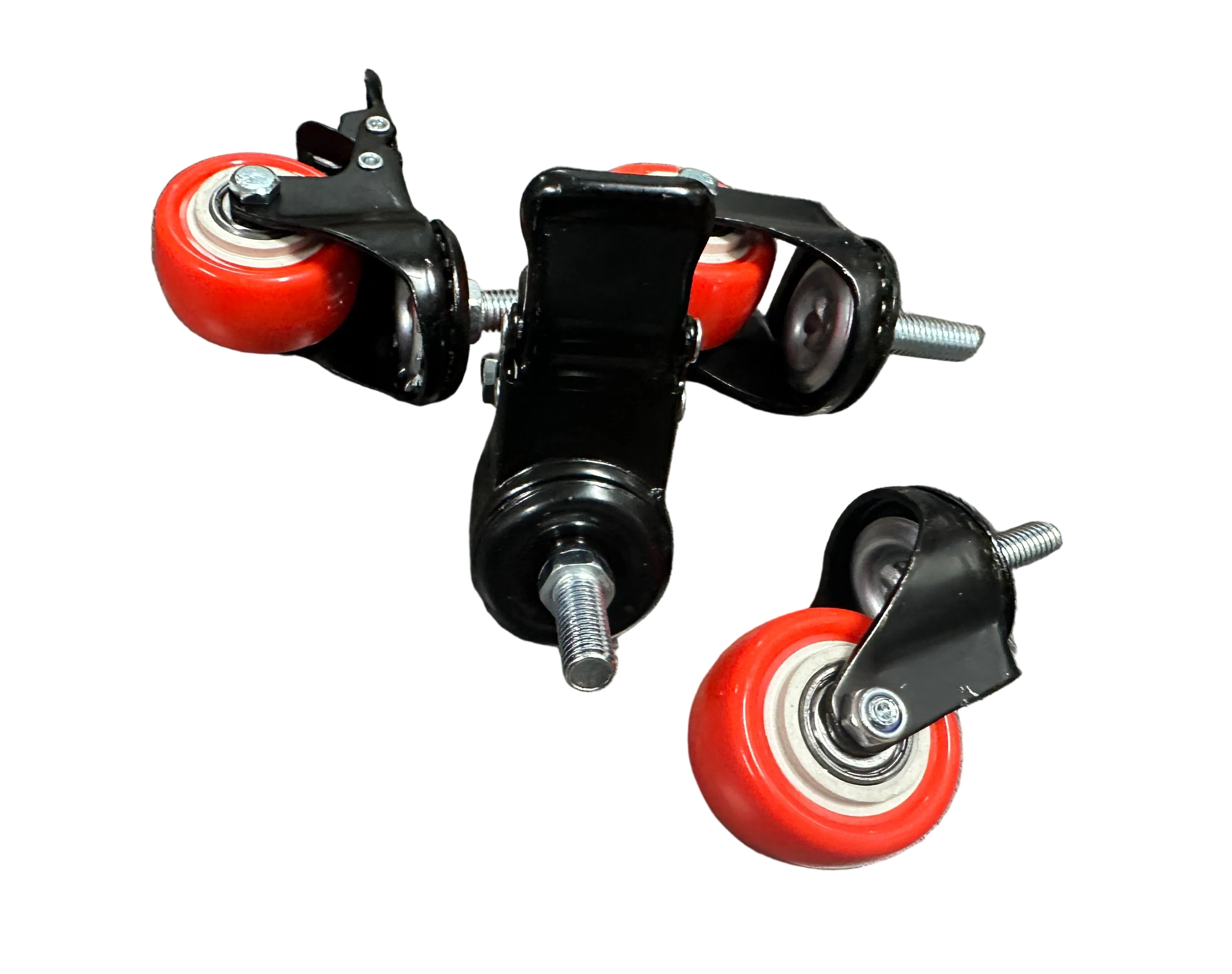 2" (50mm) Heavy Duty Swivel Castor Wheels M10x25mm - Set of 4