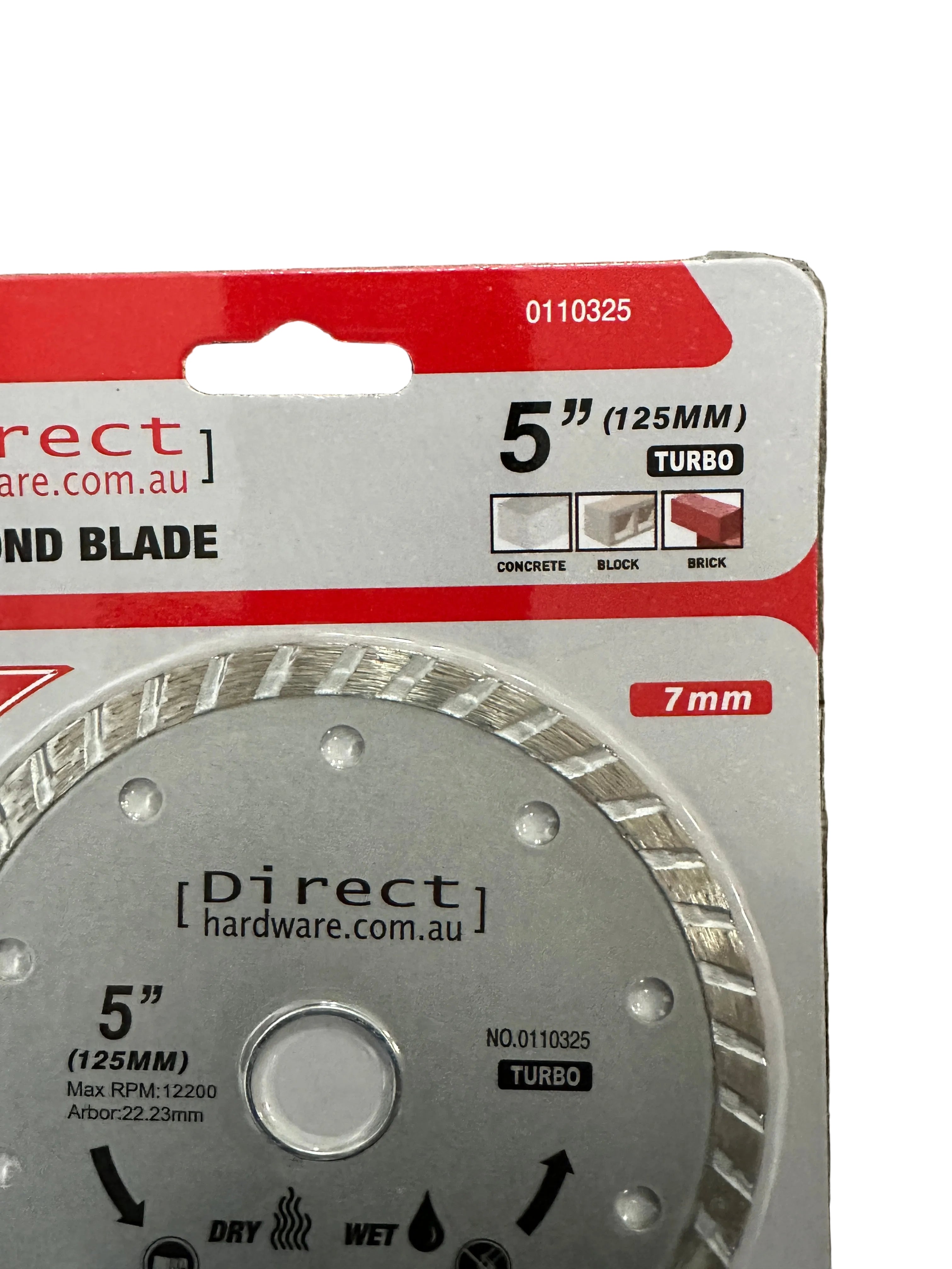 Grinder Blades - 125mm Masonry Diamond (Turbo)