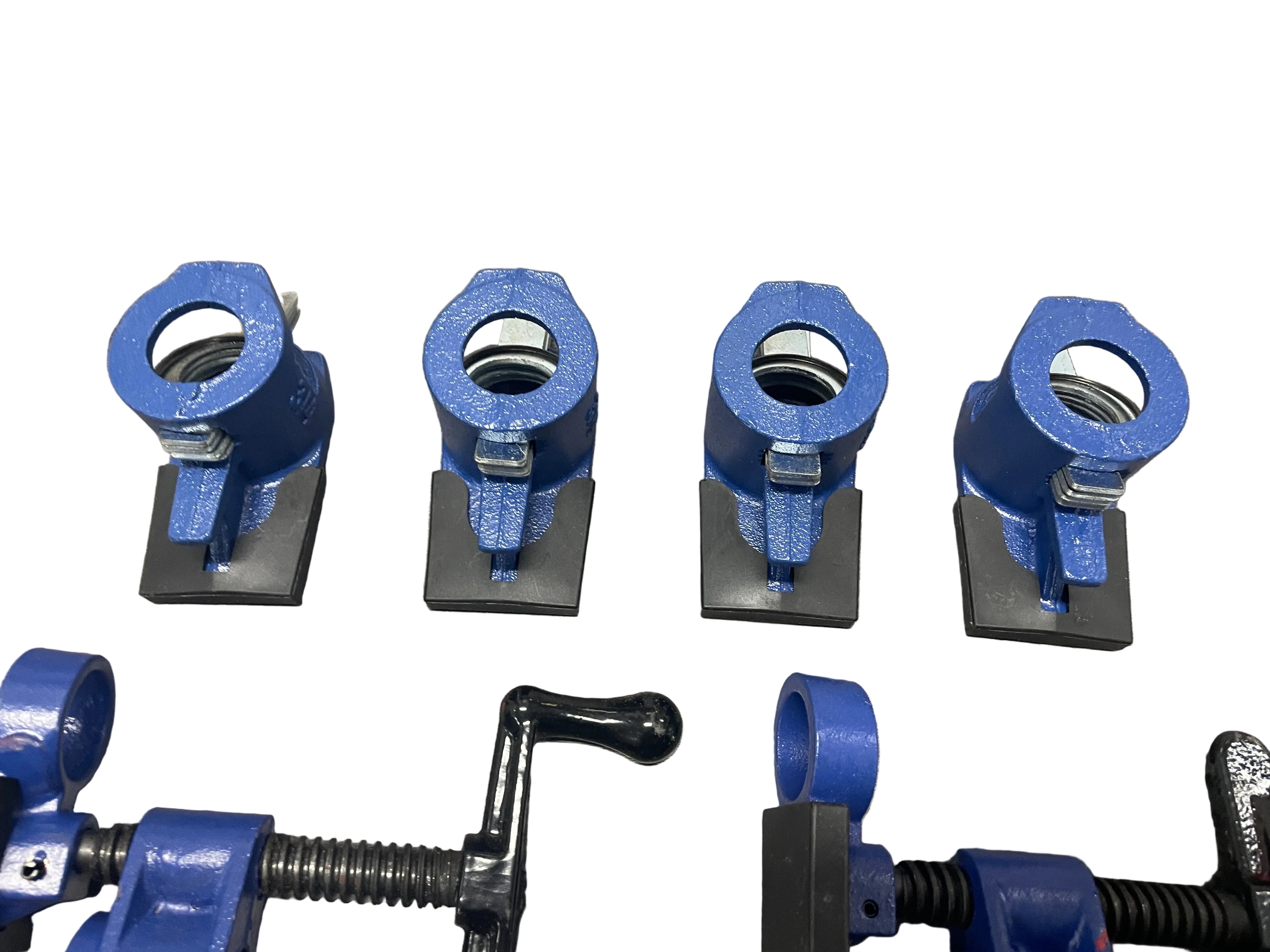 4x Heavy Duty 3/4" 20mm Gluing Pipe Tube Clamp Vice with Protecter Pads