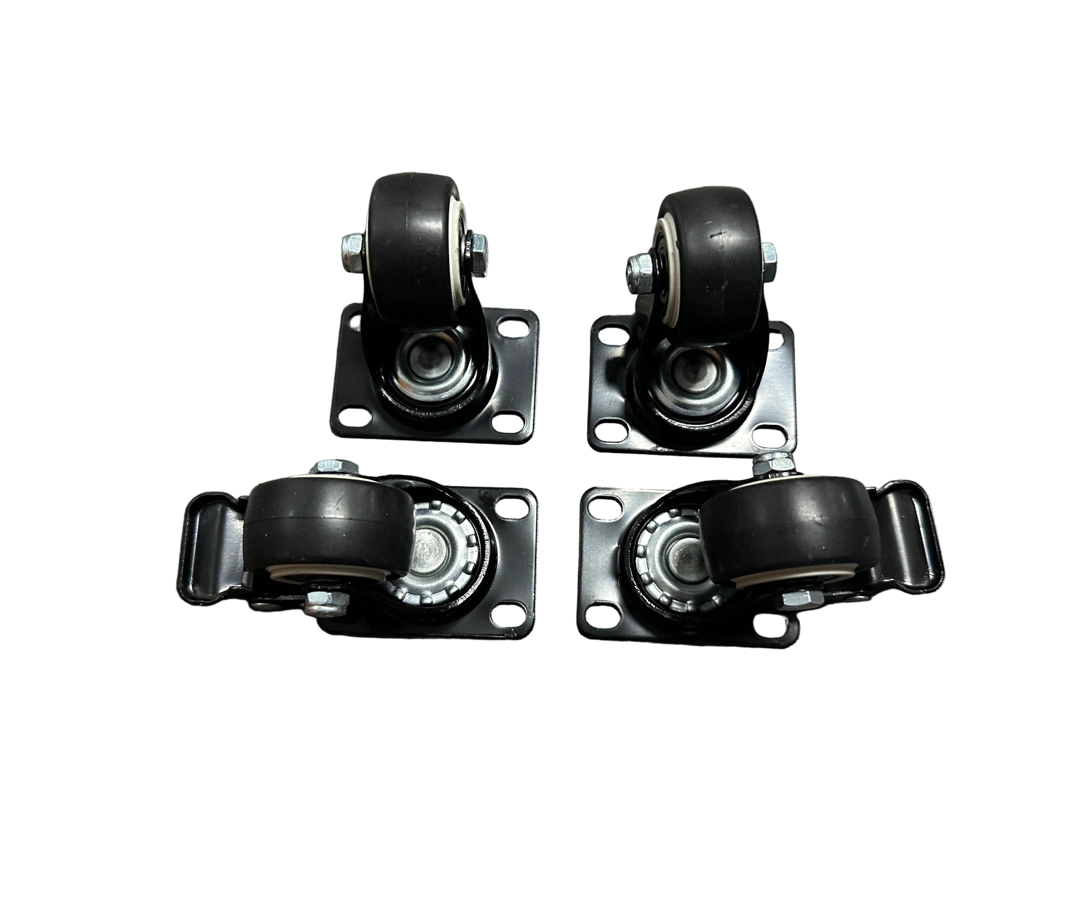 1.5" (40mm) Heavy Duty Swivel Castor Wheels - Set of 4