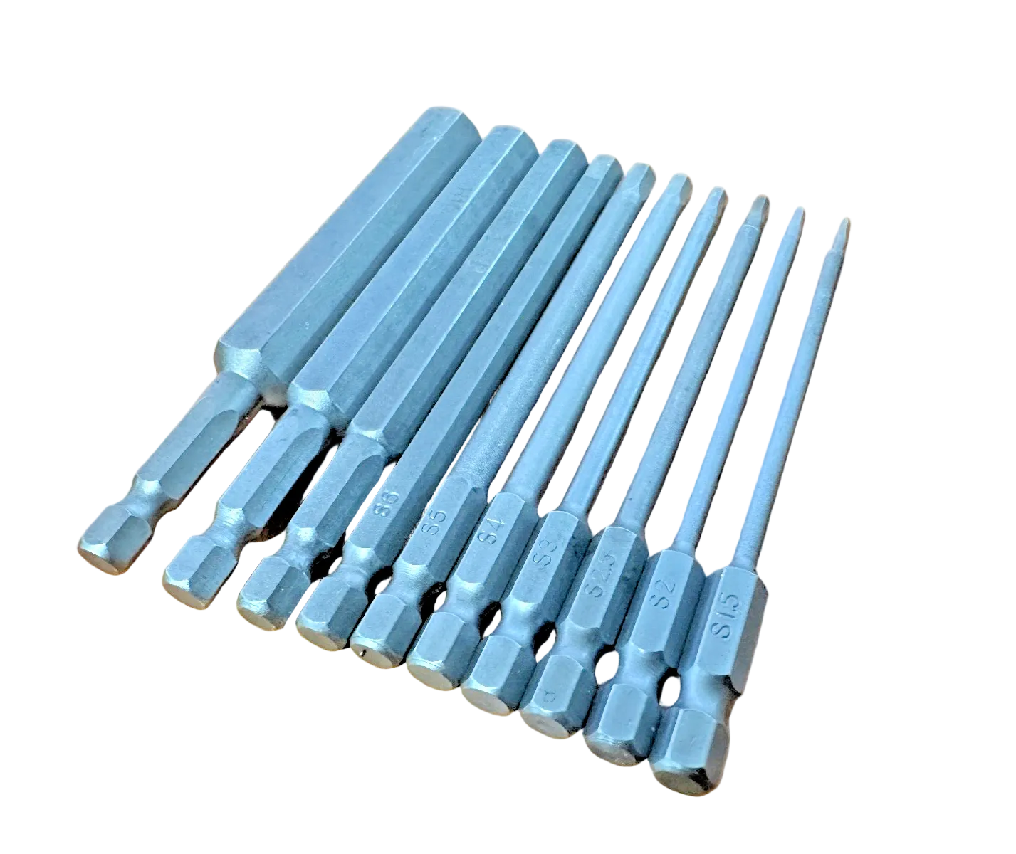 100mm Allen Key Drill Driver Bit (Set of 10)