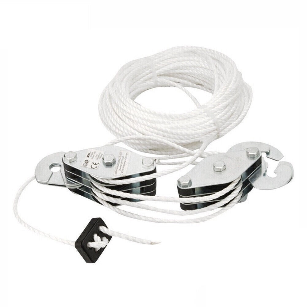 180kg Loading Cargo Lifting Pulley 20M Long Rope Winch