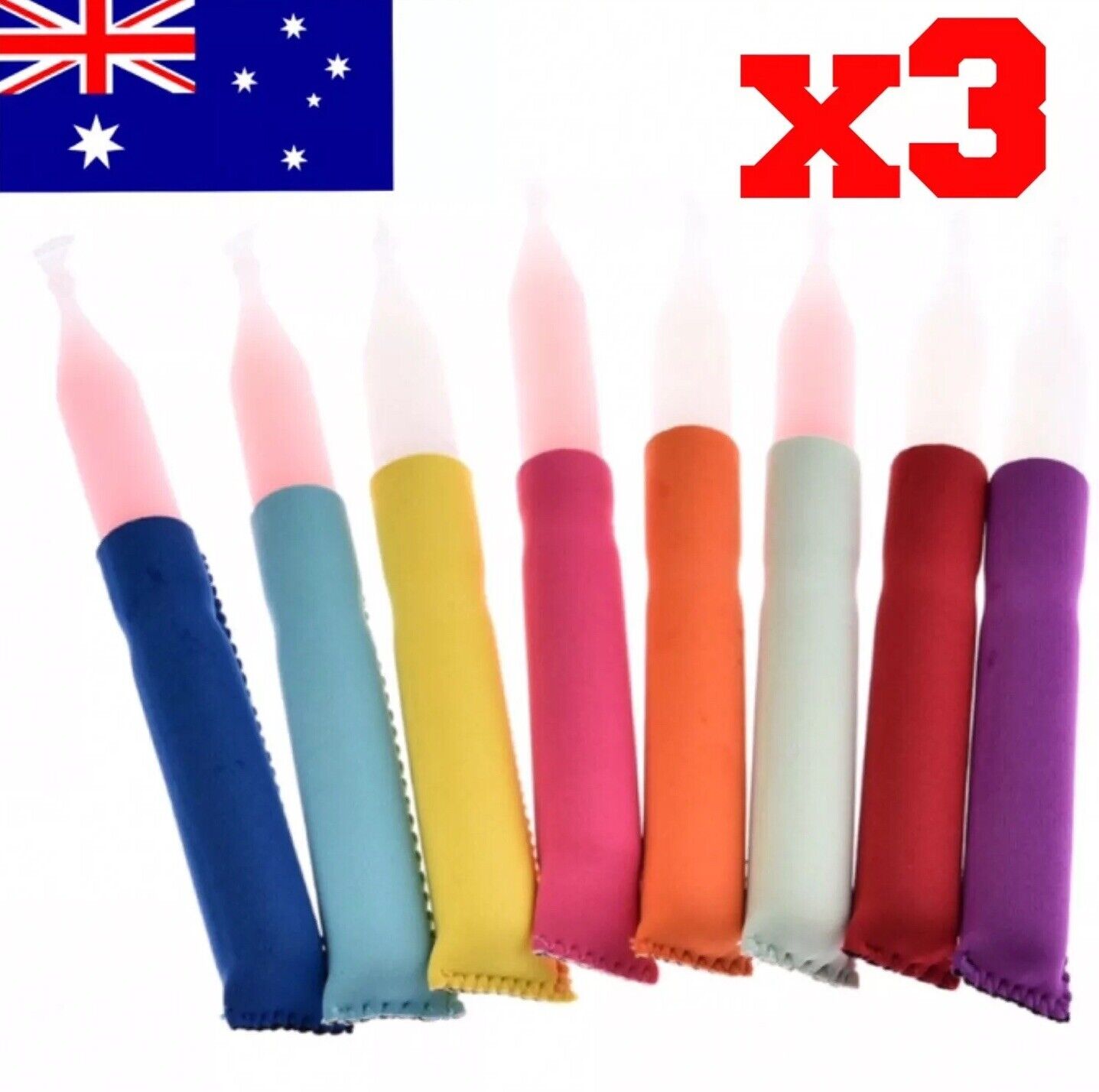 x3 Zooper Dooper Icy Pole Holders Covers