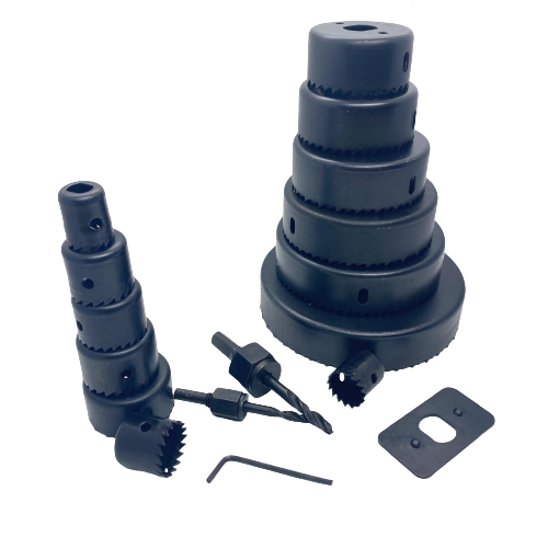 Wood Hole Saw Drill Bit - 16 Piece Set