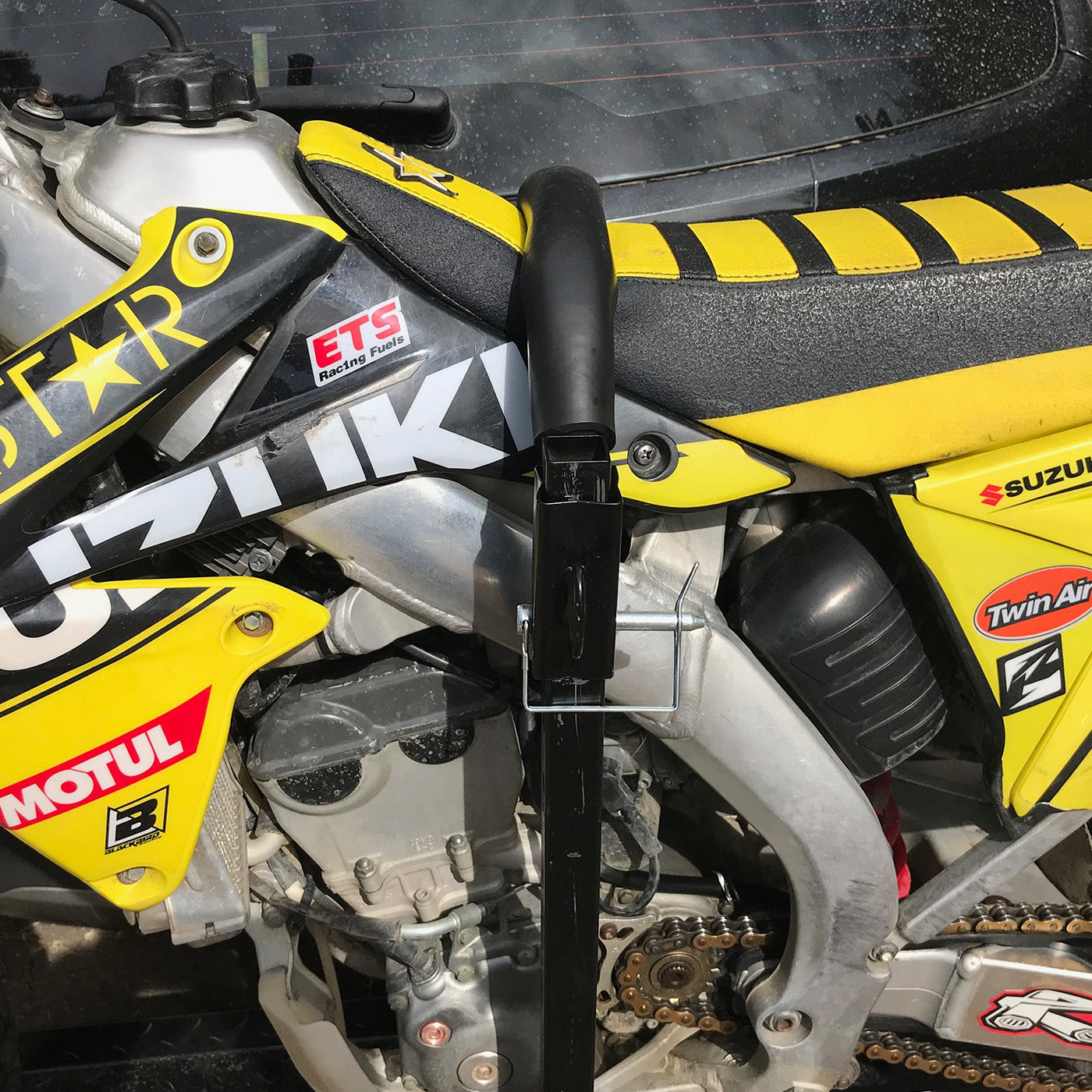 Motorbike Carrier with Ramp, Brake Light and Indicators