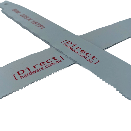 Reciprocating Saw Blades - 225mm / 18TPI (Packs of 5)