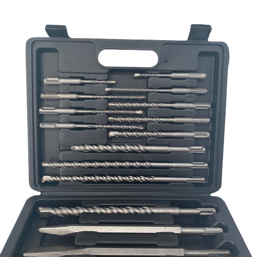 SDS Plus Rotary Hammer Drill 17 Piece Set