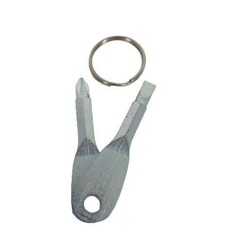 Phillips & Flat Head Screwdriver Keyring