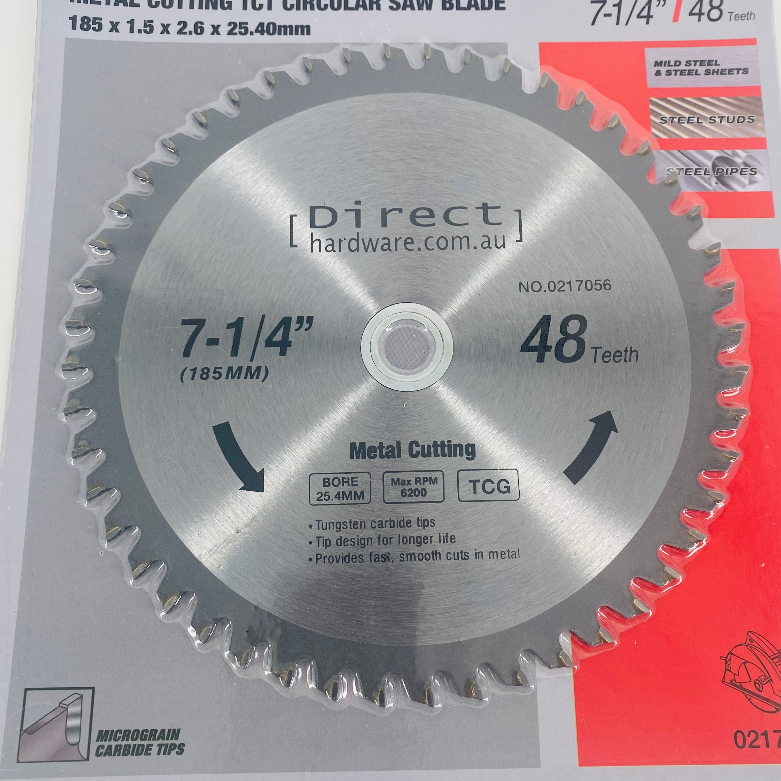 Circular Saw Blades - 185MM - 48T Teeth (METAL CUTTING)
