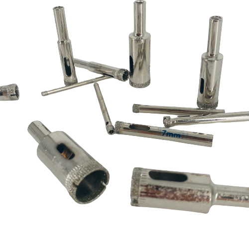 Diamond Tipped Glass Cutter Hole Saw - 12 Piece Set