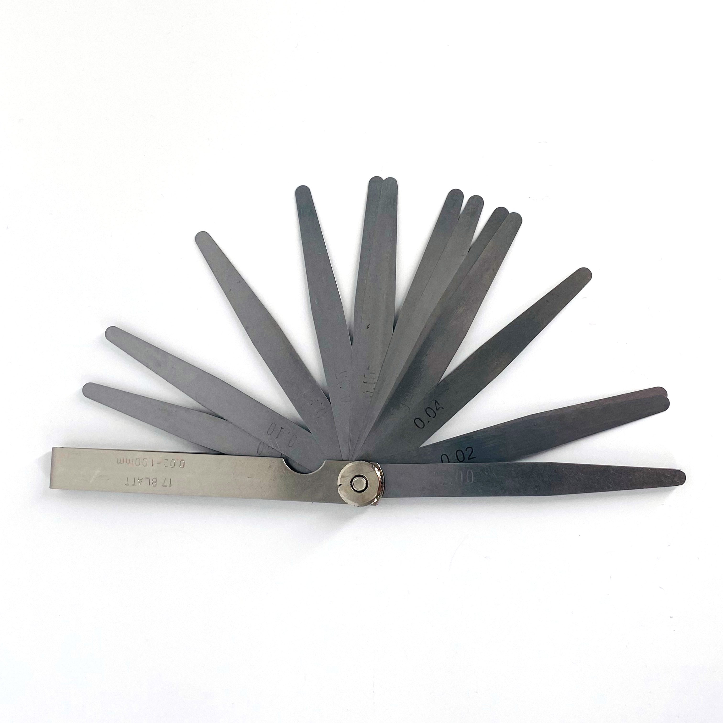 17 Blade Feeler Gauge - Thickness Measuring Tool