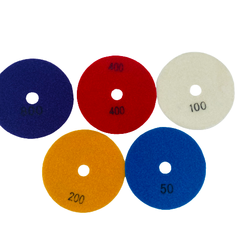 10 Piece Set of Diamond Polishing Pads - Grinder Sander