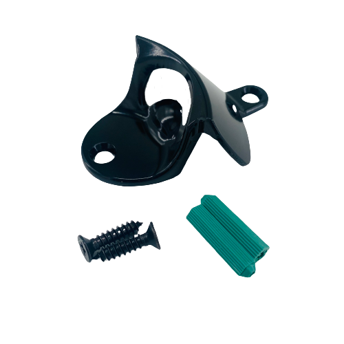 Black Stainless Steel Wall Mounted Bottle Opener