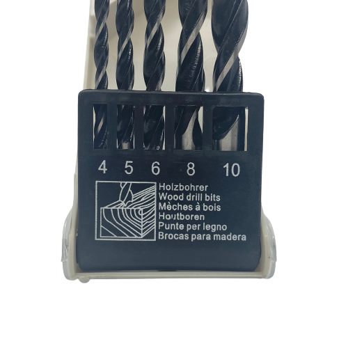 5 Piece Wood Working Heavy Duty Drill Set