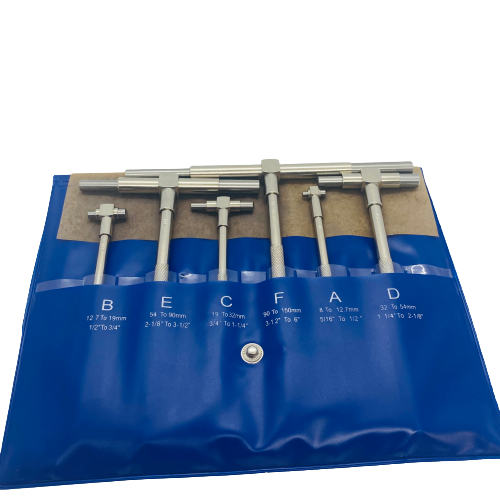 Telescopic T Gauge Set (8-150mm) - Set of 6