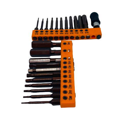 23 Piece Allen Key / Hex Head Bits Set