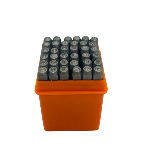 Letters and Numbers Stamp Punch Set - 37 Pieces