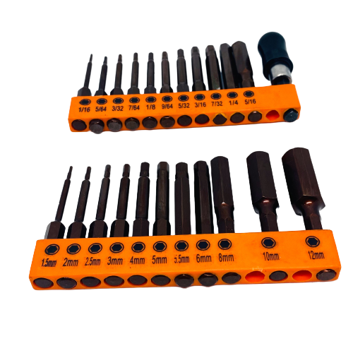 23 Piece Allen Key / Hex Head Bits Set