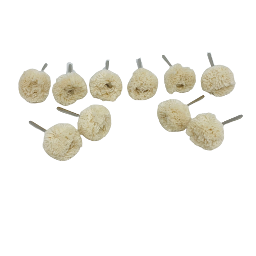 10 Piece Set of Cotton Buffer Wheels