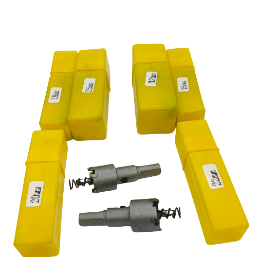 Metal Alloy TCT Hole Saws (16-32mm) - 6 Piece Set