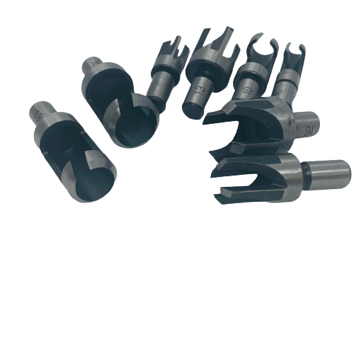 8 Piece Wood Plug Cutter Set Tenon Dowel Cutting Tools