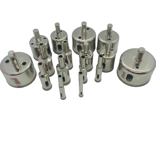 Diamond Glass Cutter Hole Saw - 16 Piece Set