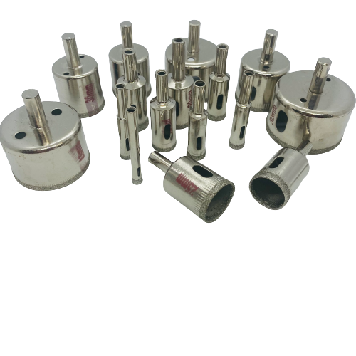 Diamond Glass Cutter Hole Saw - 16 Piece Set