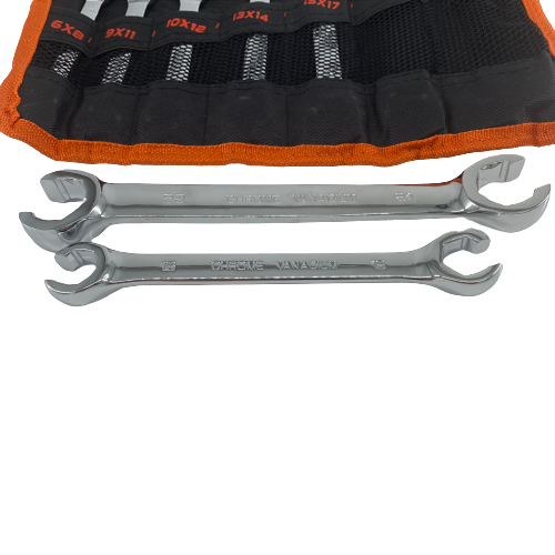 7 Piece Flare Nut Spanner / Wrench Set