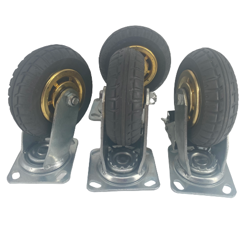 6" (150mm) Heavy Duty Swivel Castor Wheels - 4 Piece Set