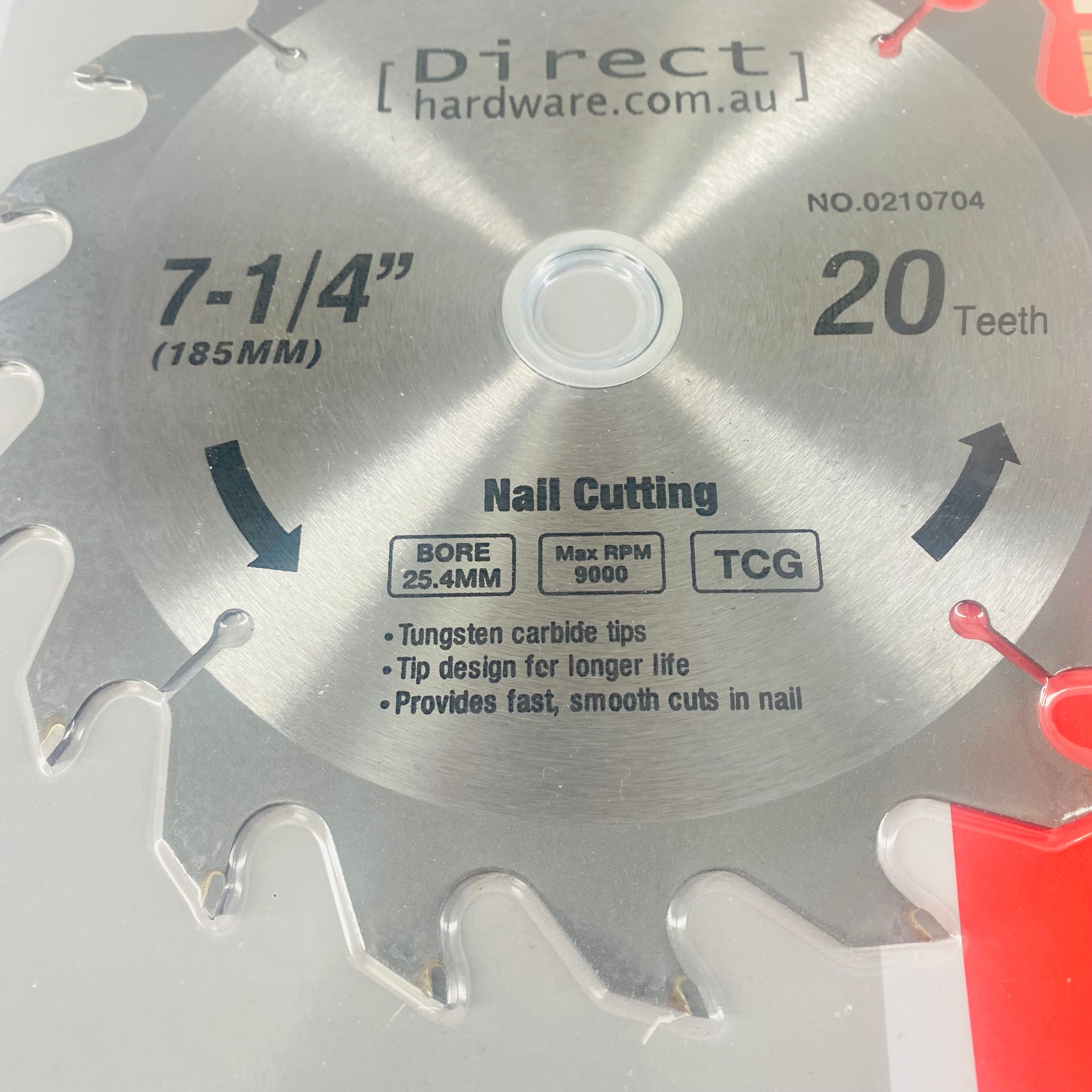 Circular Saw Blades - 185mm - 20T (NAIL / METAL CUTTING)