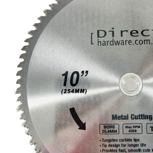 Drop / Mitre Saw Blades - 254mm - 80T (METAL CUTTING)