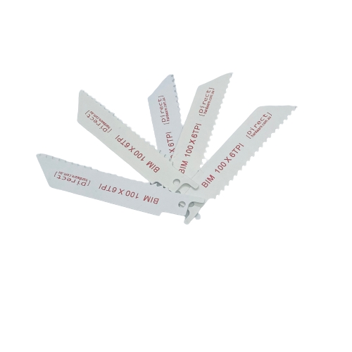 Reciprocating Saw Blades - 100mm / 6TPI (Packs of 5)