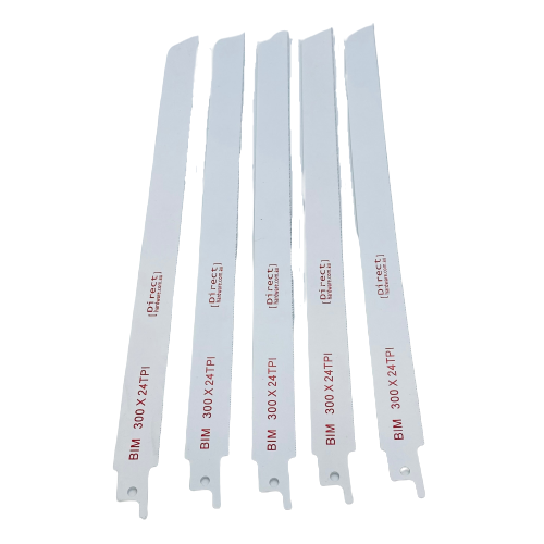 Reciprocating Saw Blades - 300mm / 24 TPI (Packs of 5)