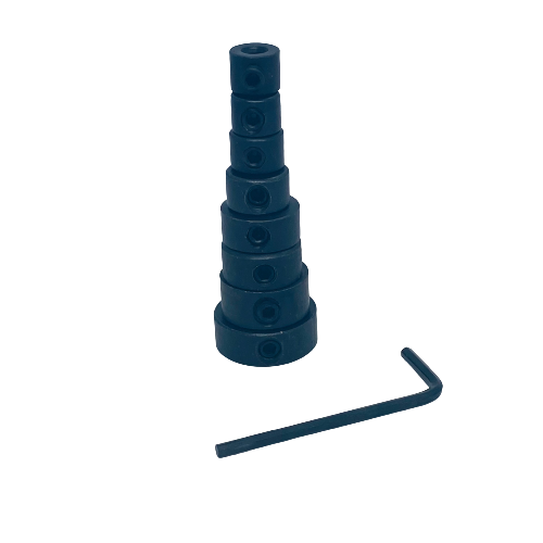 8 x 3-12mm Countersink Drill Bit Set Adjustable Depth Stop Collar