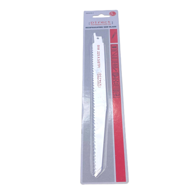 Reciprocating Saw Blades - 225mm / 5-8TPI (Packs of 5)