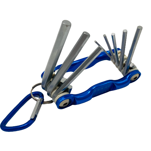 8 Piece Folding Allen Hex Key Wrench Tool