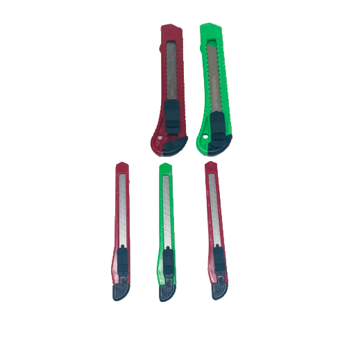 5 Pack Retractable Snap Off Knife with Blades