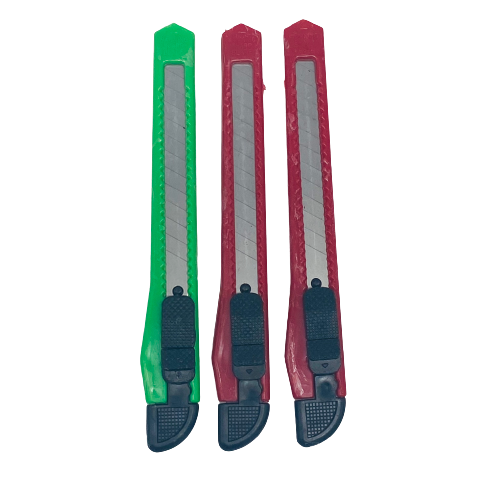 5 Pack Retractable Snap Off Knife with Blades