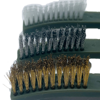 Double Ended Wire Brush Set - 3 Piece Set
