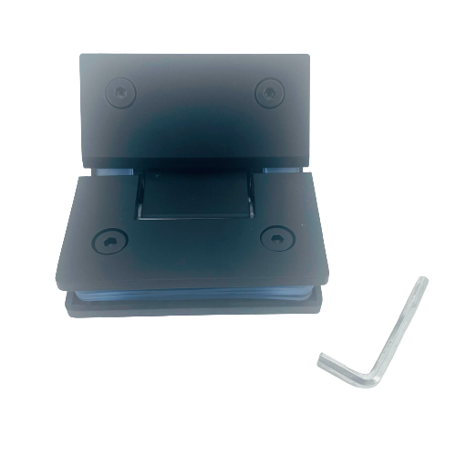 180° Black Stainless steel shower door hinge