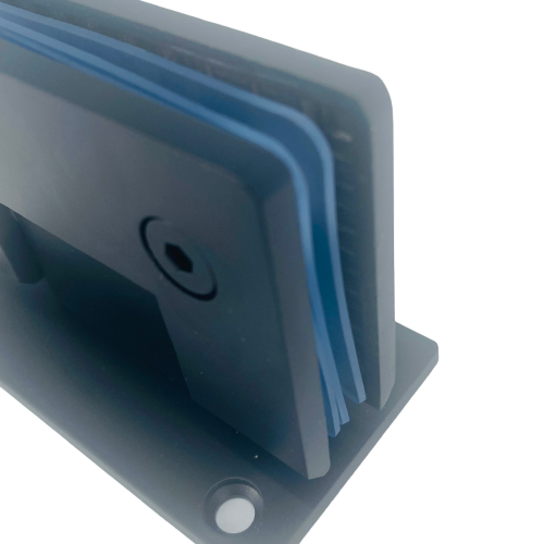 90° Black Stainless Steel Shower Door Hinge